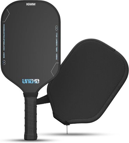 Pickleball Paddles,16mm T700 Pickleball Racket, Thermoformed Raw Carbon Fiber Pickleball Paddle, Carbon Fiber Textured Surface (CFS),Designed for Great Spin Power and Control in Saudi Arabia