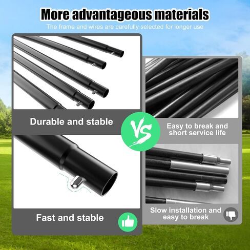 20&30FT Baseball Batting Cages with Frame and Net for Backyard, Baseball Training Equipment Netting with PE Net, Softball Baseball Nets for Batting| Hitting and Pitching Practice in Saudi Arabia