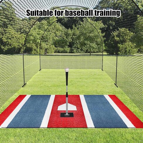 20&30FT Baseball Batting Cages with Frame and Net for Backyard, Baseball Training Equipment Netting with PE Net, Softball Baseball Nets for Batting| Hitting and Pitching Practice in Saudi Arabia