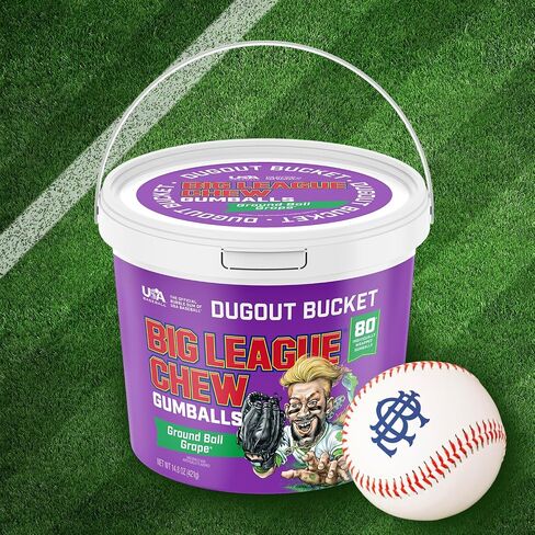 Big League Chew Outta Here العلكة الأصلية - نكهة ملعب البيسبول الكلاسيكية | مثالية لألعاب البيسبول والفرق والامتيازات والحفلات والمزيد | حزمة من 12 كيسًا (2.12 أونصة لكل منها) in Saudi Arabia