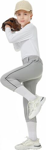QBK 2T/3T/4T/5T/6T/7T Toddler Boy's Knicker Baseball Pants with Side Piping/Braid in Saudi Arabia