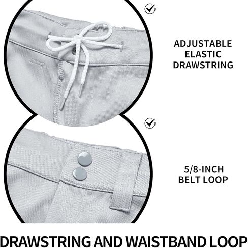 QBK 2T/3T/4T/5T/6T/7T Toddler Boy's Knicker Baseball Pants with Side Piping/Braid in Saudi Arabia
