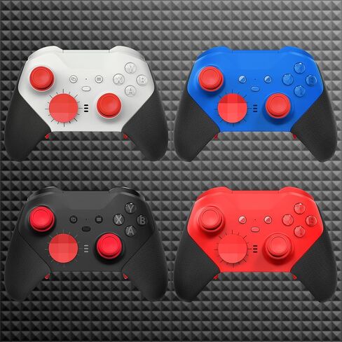 TOMSIN Thumbsticks&Paddles for Xbox Elite Series 2 Core Robot White,15 In 1 Accessories Pack with Case for Xbox Elite 2 Controller,6 Metal Thumbsticks,4 Paddles,2 D-pad,Protection Rings (Robert White) in Saudi Arabia