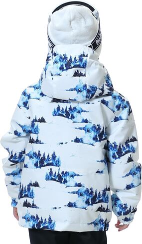 Kids Ski Jacket Waterproof Warm Winter Snow Coat With Hooded Outdoor Snowboarding Skiing Jackets for Girls Boys in Saudi Arabia