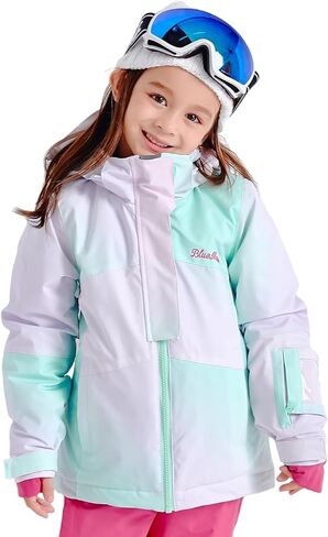 Kids Ski Jacket Waterproof Warm Winter Snow Coat With Hooded Outdoor Snowboarding Skiing Jackets for Girls Boys in Saudi Arabia