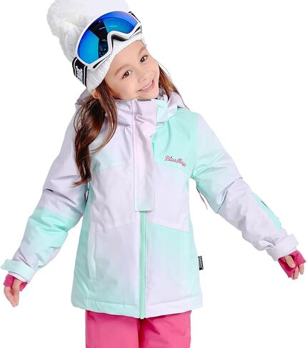 Kids Ski Jacket Waterproof Warm Winter Snow Coat With Hooded Outdoor Snowboarding Skiing Jackets for Girls Boys in Saudi Arabia