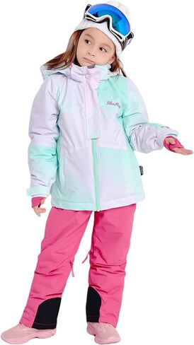 Kids Ski Jacket Waterproof Warm Winter Snow Coat With Hooded Outdoor Snowboarding Skiing Jackets for Girls Boys in Saudi Arabia