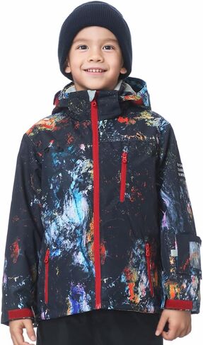 Kids Ski Jacket Waterproof Warm Winter Snow Coat With Hooded Outdoor Snowboarding Skiing Jackets for Girls Boys in Saudi Arabia