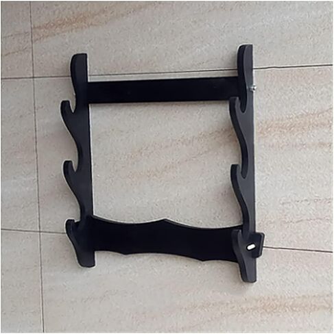 Samurai Sword Wall Mount-Katana Stand Wall Mount-Sword Wall Mount Display-Samurai Sword Wall Mount 2 Tier-Sword Wall Mount-Martial Arts Swords Mount Display- Plexiglass - (Swords Not Included) in Saudi Arabia