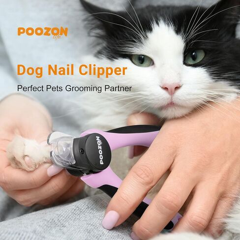 Dog Nail Clipper with Light, Illuminates Nail Clipper Kit or Bloodline for Safe, Easy Trimmers, Extra Sharp for Thick Nails, Quick Sensor, Avoid Over Cutting Toenail, for Cats & Dogs in Saudi Arabia