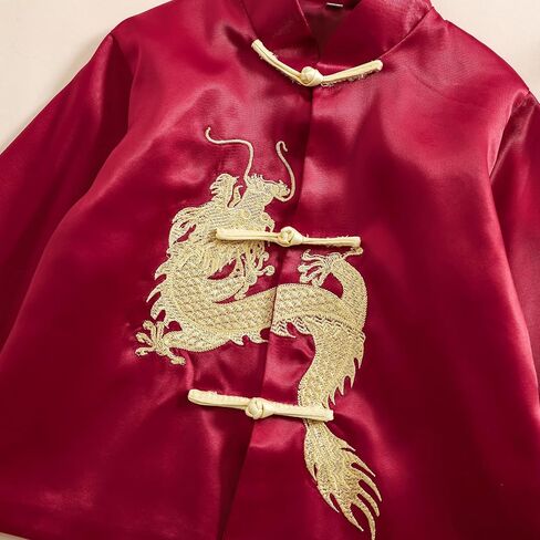 Boys Tang Suit Dragon Kung Fu Outfit Chinese New Year Clothing Chinese Traditional Clothes for Kids in Saudi Arabia
