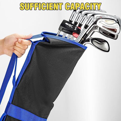 prowithlin Golf Bag, Portable Golf Travel Bag, Small Golf Bag for A Few Clubs, Par 3 Golf Bags for Men, Golf Carry Bag Lightweight for Short Course, Golf Accessories Golf Gifts for Men, Nylon in Saudi Arabia
