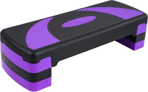 BalanceFrom Aerobic Exercise Step Platform with Raisers, Home & Gym Workout Stepper in Saudi Arabia