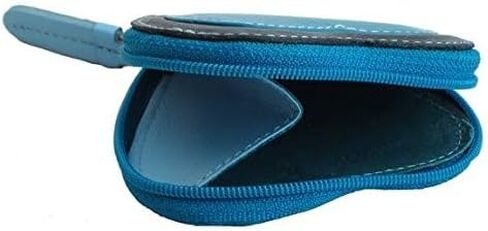 Visconti Capri RB59 Multi Colored Heart Shaped Ladies/Girls Leather Coin Purse Key Wallet With Key Chain (Plum) in Kuwait