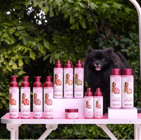 شامبو باريس هيلتون للكلاب - شامبو للحيوانات الأليفة برائحة البرغموت للكلاب والجراء، الشوفان المغذي والصبار، 480 مل - شامبو فاخر للكلاب من جميع السلالات in Kuwait