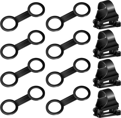 Silicone Snorkel Clip Diving Snorkel Holder Snorkel Keeper Scuba Dive Plastic Clip Snorkel Keeper Tube Holder Quick Release Snorkel Holder Snorkeling Equipment for Diving, Black in Saudi Arabia