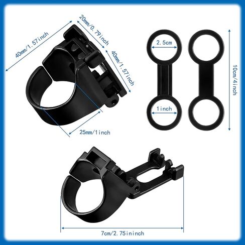 Silicone Snorkel Clip Diving Snorkel Holder Snorkel Keeper Scuba Dive Plastic Clip Snorkel Keeper Tube Holder Quick Release Snorkel Holder Snorkeling Equipment for Diving, Black in Saudi Arabia