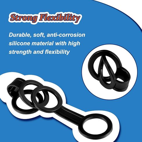 Silicone Snorkel Clip Diving Snorkel Holder Snorkel Keeper Scuba Dive Plastic Clip Snorkel Keeper Tube Holder Quick Release Snorkel Holder Snorkeling Equipment for Diving, Black in Saudi Arabia