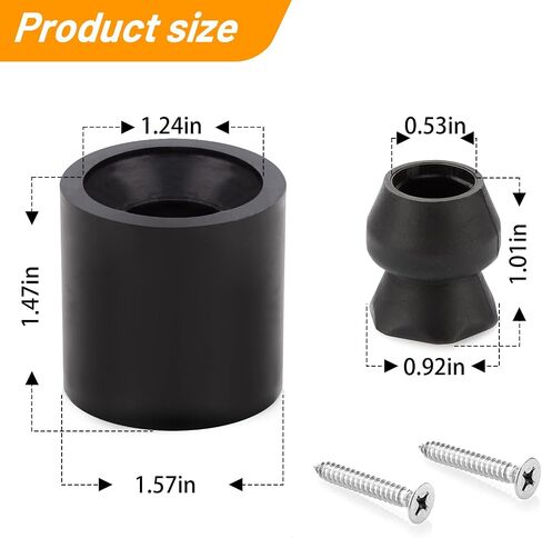 Trailer Door Holder Kit Low Profile Bumper Door Holder Rubber Fits for Most RV Trailer, Set of 1. in Kuwait