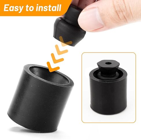 Trailer Door Holder Kit Low Profile Bumper Door Holder Rubber Fits for Most RV Trailer, Set of 1. in Kuwait