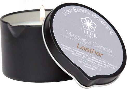 Massage Oil Candle | 6oz with Pour Spout | USA Made | All Natural Coconut Soy Blend | Melts in Warm Oil | Alluring and Hydrating Gift (Midnight Dragon) in Kuwait