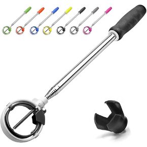 Golf Ball Retriever, Golf Ball Retrievers Telescopic for Water with Spring Release-Ready Head, Balls Retriever Tool Golf with Locking Clip, Grabber Tool, Golf Accessories Golf Gift for Men