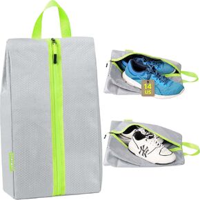 Smell Proof Shoe Cleat Bag for Travel Men - Odor-Absorbing Lightweight Water-Resistant Golf Soccer Shoe Storage Organizer with Active Carbon Fabric for Gym Sports Travel Work