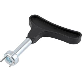 Spike Wrench for Golf Shoes, Iron Alloy Golf Shoes Replacement Spikes Tool with Comfortable Grip Golf Shoe Spike Softspikes Remover for Spike Shoes (Black)