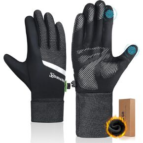Winter Gloves for Men Women, Extended Wrist Cuff Thermal Gloves Men