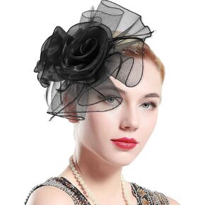 Hi.FANCY The Tea Party Hats for Women Fascinator for Women Fascinators Hats for Women Women Wedding Tea Party Hat Headdress