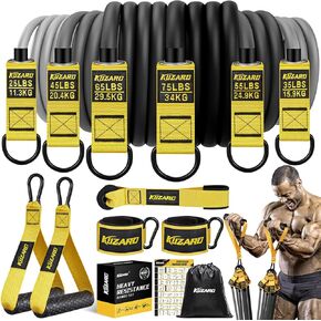 Resistance Bands for Working Out, 300lbs 360lbs Heavy Exercise Bands with Handles, Workout Bands for Men, Weight Bands Set for Muscle Training, Strength, Slim, Yoga, Home Gym Equipment