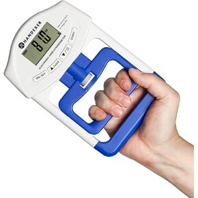 Grip Strength Tester 265lb/120kg, Digital Hand Dynamometer FDA Registered with Backlit LCD for Grip Strength Testing and Training