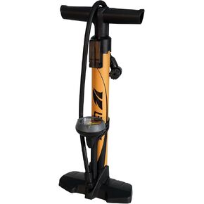 BV Bicycle Pump Durable Bike Floor Pump 17/24 inch Smart Valve Head, 160 psi, Automatically Reversible Presta and Schrader