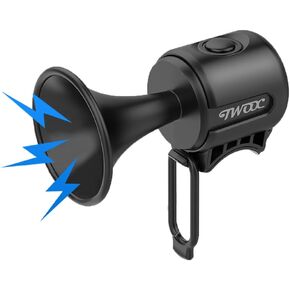 Electric Bike Horn, 120dB Electronic Bicycle Bell with 300mAh Battery Operated/IPX4 Waterproof, Loud Bike Bell for Adults/Kids