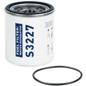 S3227 18-7922 Fuel Filter Marine Water Separator Compatible with Marine Outboard Motor Mercury Replaces 9-37882 320R 490R-RAC-01 18-7922, 18-7922-1