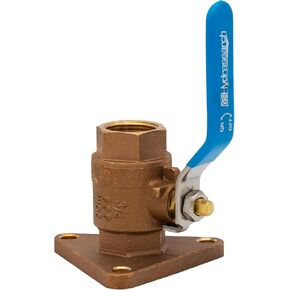 | 3/4" Low Profile Bronze Ball Type Seacock | 600 PSI Rated, Full Flow | MPN: 00ASC75LP | Hydrasearch