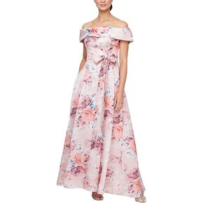 Alex Evenings Women's Formal Long Ballgown, Mother of The Bride Dress with Pockets