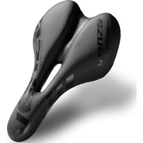 Venzo Comfortable Bike Bicycle Saddle Seat - for MTB, Road, Exercise, Trekking, Folding, Hybrid & Cruiser Bikes - XC Saddle Seat