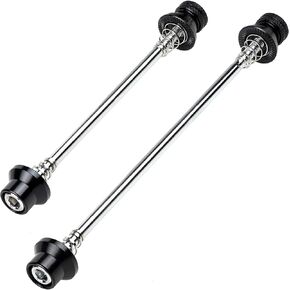 CyclingDeal Bike Bicycle Wheel Hub Non Quick Release Lock Skewers Set 5mm - Prevent Removing Wheels by Hands