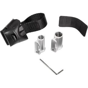 Kryptonite Transit FlexFrame-U Bracket Bike Lock Mount, Lightweight Mounting Bracket for Kryptonite U-Locks 13mm-16mm Shackles, Bicycle Attachment Accessory,Black