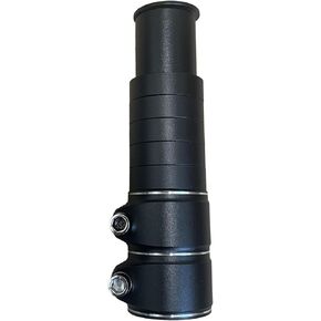 Woouagia Black Aluminum Alloybike Stem Riser Bicycle Fork Stem Extender,Bike Stem Riser Extender, Suitable for Mountain Bikes, Road Bikes, Mountain Bikes