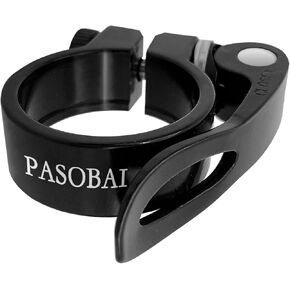 Bicycle Seatpost Clamp,Aluminium Quick Release Seatpost Rings,34.9mm Bicycle Seatpost Clamp,for MTB,Scooter,Road Bike