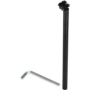 1 Set Universal Bike Seat Posts Extra Long Adjustable Angle 30.4x500mm Bike Saddle Post Seat Tube Black Aluminum Alloy