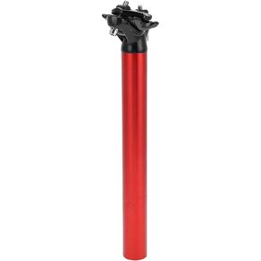 1 Pc Universal Bike Seat Posts Adjustable with Fixing Clip 30.9x300mm Bike Saddle Post Seat Tube Red Aluminum Alloy