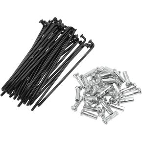 Motoforti Universal Bicycle Spokes Bike Wheel Spokes 14G Carbon Steel 1 Set