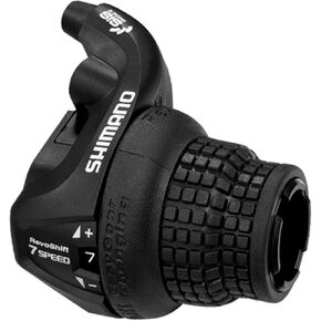 7 Speed Shifter, Bike Gear Shifters RS25-7R Speed, Bicycle Revoshift Right SL-RS25-7 7R Shift Lever Gear Shifter 7 Speed Bicycle Twist Grip Thumb Gear Shifter for MTB Folding Mountain Bike
