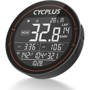كمبيوتر دراجة CYCPLUS GPS، كمبيوتر لاسلكي لركوب الدراجات، ANT+ كمبيوتر بلوتوث للدراجة، عداد سرعة صغير، عداد مسافات مقاوم للماء، متتبع MTB، قابل لإعادة الشحن مع شاشة 2.5 بوصة لسائقي الدراجات في الهواء الطلق in Kuwait
