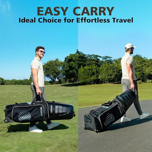حقائب سفر للجولف لشركات الطيران ذات العجلات، وحافظة صلبة علوية و1680D شديدة التحمل من أكسفورد لحماية نوادي الجولف، خفيفة الوزن وسهلة المناورة in Kuwait