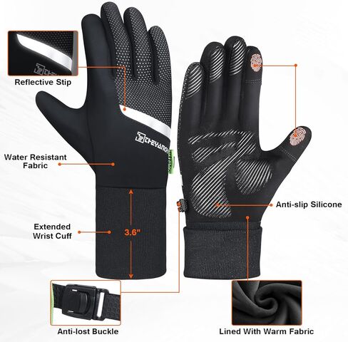 Winter Gloves for Men Women, Extended Wrist Cuff Thermal Gloves Men in Saudi Arabia