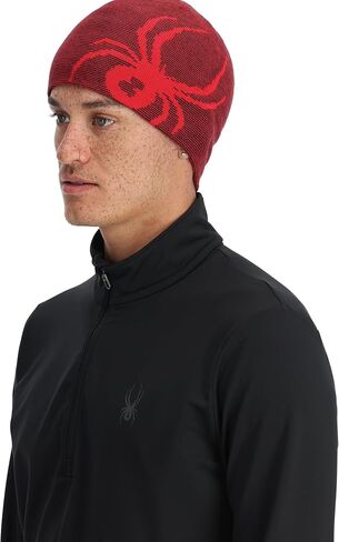 Spyder Men's Innsbruck Reversible Ski Winter Beanie in Saudi Arabia